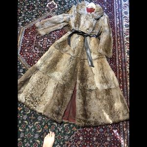 vintage Rabbit fur coat ᑕOᑌTᑌᖇE ᖴᖇOᗰ ITᗩᒪY